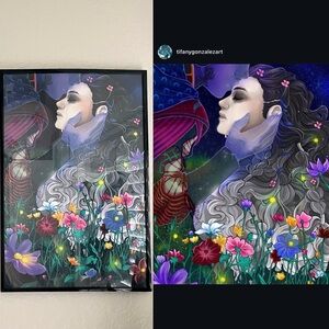 Critical Role CR C3 Mighty Nein Yasha & Mollymauk Framed Fan Art Print D&D DND
